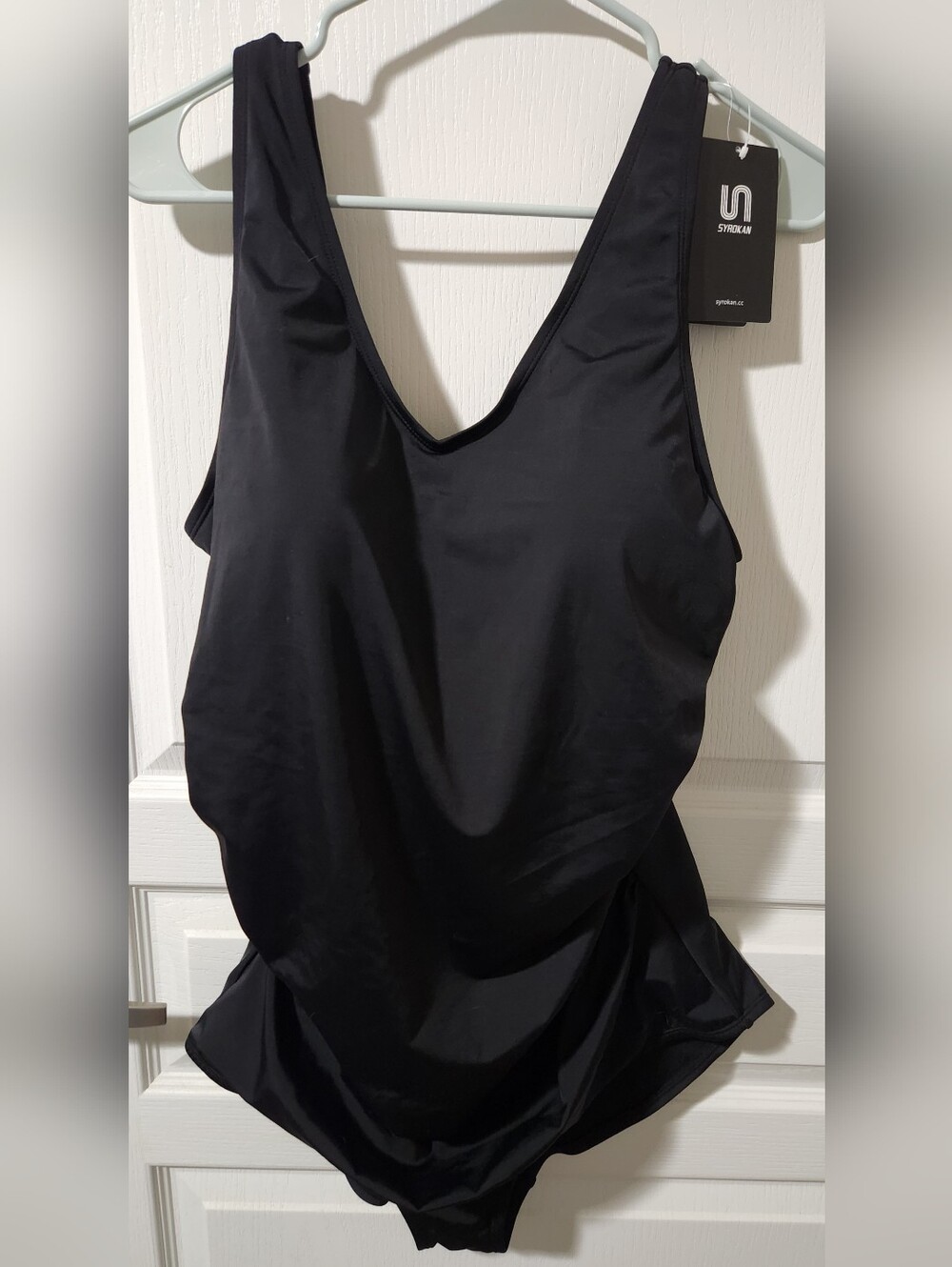 Syrokan Black One-Piece Swimsuit